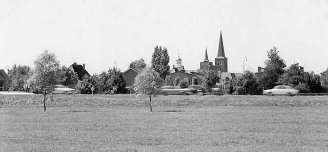 Gezicht op Heerenveen, begin jaren 60